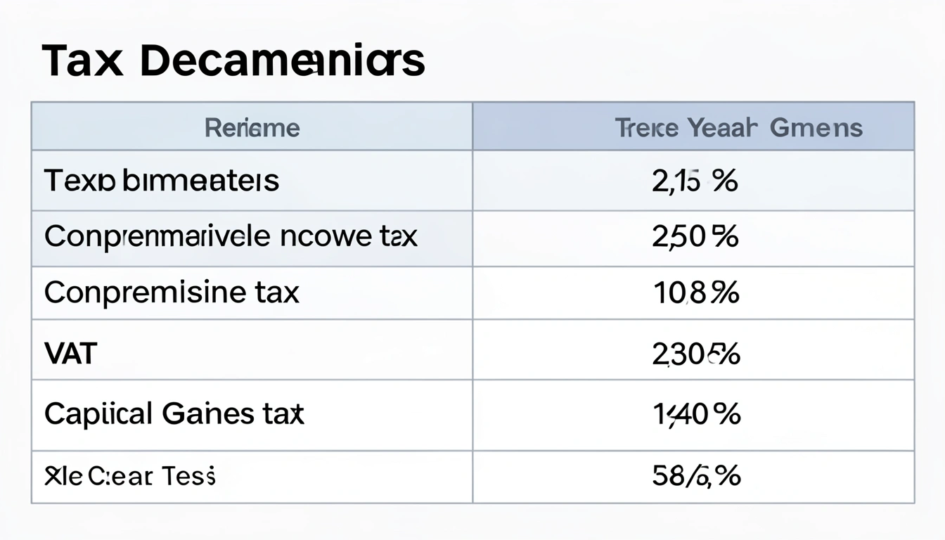 주요 세목별 신고 및 납부 기한 비교 테이블 (2025년 기준)